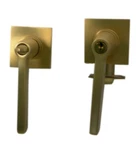 Emtek 5122HLOLHUS4 Modern Helios Single Keyed Door Lever Set- Satin Brass. Fixed Price $180.75.