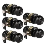 Knobwell 5 Pack Matte Black Door Knobs Privacy For Bedroom Bathroom. Fixed Price $44.27.