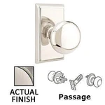 Emtek 8121PUS15A Providence Pass Rectangular Rose. Fixed Price $153.00.