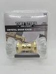 Stuff Crystal Door Knob Replacement Set Brass Finish. Fixed Price $19.99.