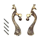 Esplanade - Designer Pair Of Brass Door (2 Pcs) Sets .... Fixed Price $54.50.