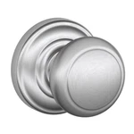 Schlage F10AND626AND Andover Passage Knob, Rose, Satin Chrome. Fixed Price $60.43.