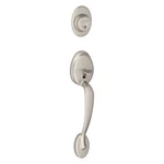 Schlage F58PLY619 Plymouth Single Cylinder Exterior Entrance Handleset, Nickel. Fixed Price $84.98.