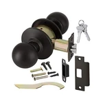 Lawrence Door Knob Cylindrical Storeroom Function Key Unlocks Exterior O.... Fixed Price $129.94.