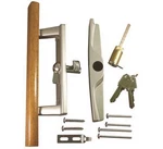 3-15/16 In. Hole Centers Sliding Patio Glass Door Handle Set Gray. Fixed Price $23.54.