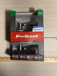 Damaged Box - Kwikset Hall & Closet Passage Lever Door Handle Satin Nickel. Fixed Price $14.77.
