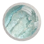 Newzone 4 Pack Dresser Drawer Cabinet Knobs Teal Agate Texture Round Shape Cryst. Fixed Price $26.09.