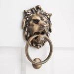 Signature Hardware Isi AMW-91-DK-BN Brass Lion Door Knocker Brushed Nickel. Fixed Price $15.00.