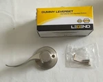 Dummy Handle Lever Set, US15 Satin Nickel Finish Legend 809152 Wave Style. Fixed Price $8.95.