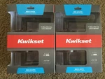 Lot Of (2) Kwikset 91550-009 Venetian Bronze Milan Round Bed/bath Privacy Lever. Fixed Price $57.99.