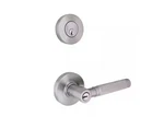 Woodcliff Satin Nickel Single Cylinder Door Lever Combo Pack Featuring Dual Keyw. Fixed Price $39.99.