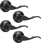 Gobekor 4 Pack Matte Black Half Dummy Door Handle For Closet Keyless Interior. Fixed Price $48.85.