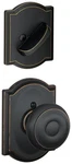 Schlage F59-GEO-CAM Georgian Single Cylinder Interior Pack Bronze. Fixed Price $99.68.