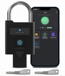 Rechargeable Smart Fingerprint Door Keyless Padlock Anti-theft Security. Fixed Price $23.00.