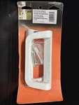Prime-line 1177 Diecast, White, Mortise Style Sliding Door Handle Set. Fixed Price $20.00.