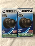 Lot Of New Brinks Heavy Duty Interior Non-locking Knob Matte Black #2715-122. Fixed Price $5.99.