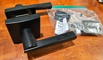 Kwikset Halifax Passage Door Lever Matte Black ( 97200-871). Fixed Price $18.99.