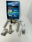 New Schlage Hall & Closet Non-locking F10V Brw 619 Passage Latch Satin Nickel. Fixed Price $19.99.