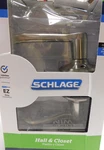 Schlage Co. F10V 619 Flair Pass Lockset,satin Nickel-hall/closet. Fixed Price $36.95.