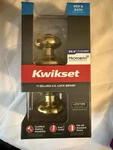 Kwikset Knob Bed & Bath Privacy Polished Brass Fits All Standard Doors Nib. Fixed Price $8.50.