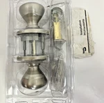 Kwikset 97402-741 Cameron Keyed Entry Bedroom Door Knob With Lock & Microban. Fixed Price $19.95.