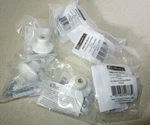 6 Liberty Classic Ceramic 1-3/8" Inch White Round Cabinet Cupboard Drawer Knob. Fixed Price $14.00.