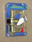 Great Gold Schlage Hall & Closet Interior Door Knob F-series P515-197. Fixed Price $11.24.