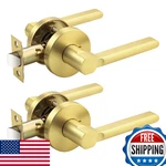 Probrico Brushed Gold Door Handles Interior Closet Handle, Passage. Fixed Price $91.28.