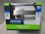 Schlage F10 Nbk 619 Satin Nickel Passage Door Handle Lever Hall & Closet New. Fixed Price $26.99.