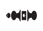 Schlage Series Dummy Orbit Lock Oil Rubbed Bronze Door Trim. Fixed Price $48.50.