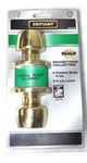 Defiant Hall And Closet Polish Brass Doorknob 332-240 New Sealed. Fixed Price $9.99.