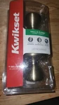 Kwikset Hall Closet Knob Bronze New 92001-512 Door Handle. Fixed Price $12.50.