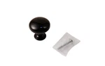 10PC-PACK Stanley Taiwan 38MM Round Cabinet Knobs Enamel Backed Black. Fixed Price $17.73.