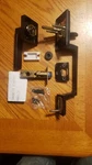 Brand New Azdele Front Door Entry Handle Set, Modern Black Matte No Lock. Fixed Price $45.00.
