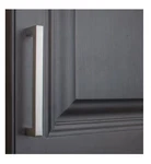 Gliderite Lot Of 30 21683-128-SN-1 Solid Square Cabinet Pulls 5" Satin Nickel. Fixed Price $65.00.