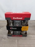 Kwikset 99910-044 Satin Nickel Single Cylinder Door Knob & Deadbolt New. Fixed Price $22.49.