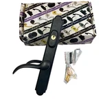 Ashley Norton Solid Bronze Door Handle Set W/ Lock & Hardware 500.55.L. Fixed Price $94.99.