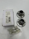 Pamex Stainless Steel Flange BSFCP-07 Spacious Shower Rod Chrome 2 Boxes. Fixed Price $17.24.