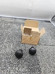 (1 Pair) Baldwin 5000.102.MR Knob X Less Rose Indoor Handle. Fixed Price $58.50.
