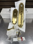 Baldwin 6544-060-LFD Hamilton Left Full Dummy Lever Set Satin Brass & Brown. Fixed Price $139.99.