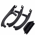 Black Inner Door Handle Leather Left Right Pull Trim Kits Replace.... Fixed Price $94.46.