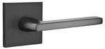 Emtek 5110HLOLHUS19, Passage Square Rosette Helios Lever Lh, Flat Black, Read. Fixed Price $60.00.