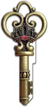 Lucky Line Key Shapes,medieval Skeleton - House Blank, KW1/11, (B1. Fixed Price $13.74.