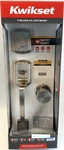 Kwikset Prague Satin Nickel Front Entry Lock Handleset Deadbolt 98180-025. Fixed Price $69.95.
