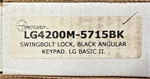 La Gard Safeguard 4200M-5715BK Swingbolt Version Security Electronic Lock. Fixed Price $299.99.