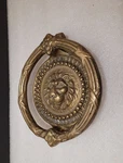 Antique Brass Door Knocker Lion Head Design Victorian Home Decor - Large 5.6". Fixed Price $76.59.