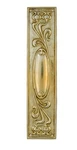 Antique Art Nouveau Brass Push Plate Whiplash Lilies & Tulip Design Door. Fixed Price $43.99.