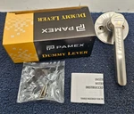 Pamex FLFP04 Alto Lever, Half-dummy Trim Satin Nickel Finish. Fixed Price $19.99.