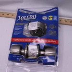Toledo Malaga Single Cylinder Entrance Knobset Satin Nickel CV1500MAS32D. Fixed Price $17.98.