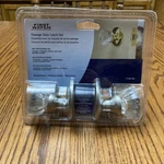 First Watch Passage Door Latch Set, Glass Knobs, Satin Nickel. Fixed Price $12.00.